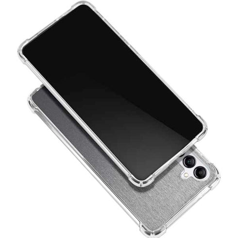 Brushed Steel Texture Gabb Phone 4 Clear Case