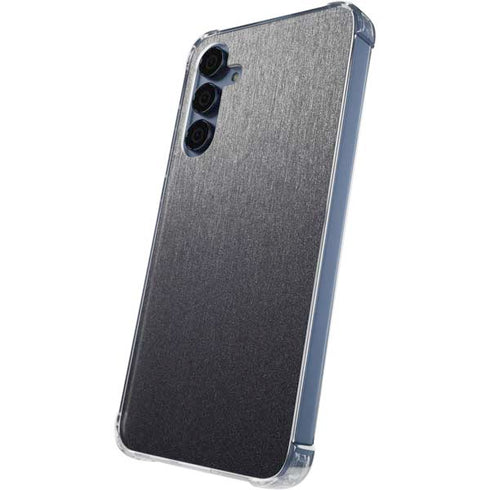 Brushed Steel Texture Galaxy A35 5G Clear Case