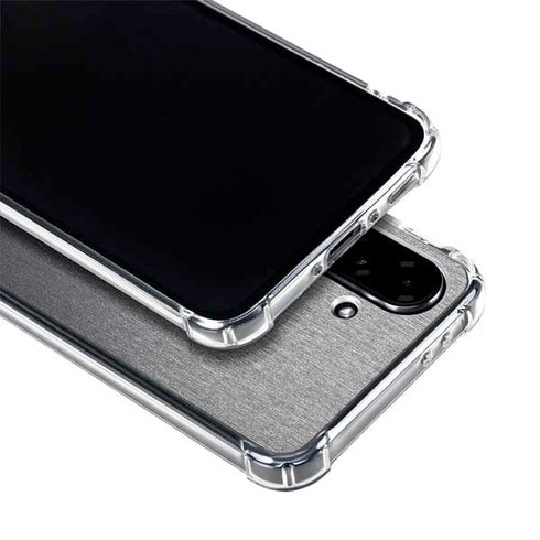 Brushed Steel Texture Galaxy A36 5G Clear Case