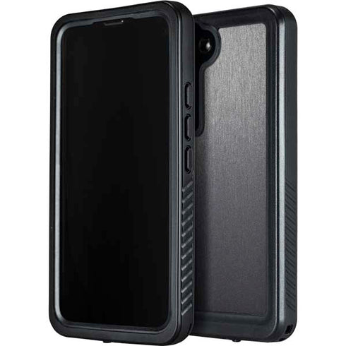 Brushed Steel Texture Galaxy S24 Plus Waterproof Case