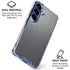 Brushed Steel Texture Galaxy S25 Clear Case