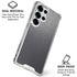 Brushed Steel Texture Galaxy S25 Ultra Clear Case
