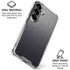 Brushed Steel Texture Galaxy S26 Plus Clear Case
