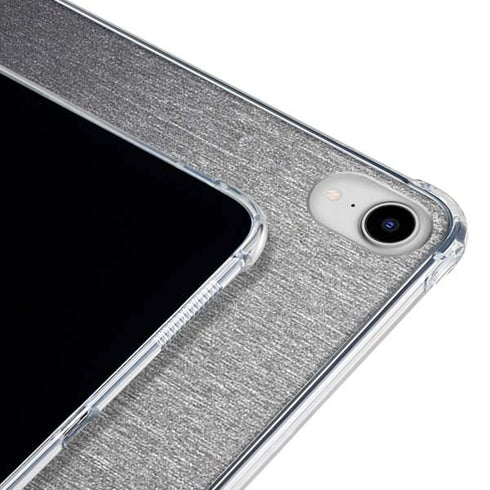 Brushed Steel Texture iPad 11th Gen (2025) Clear Case