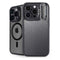 Brushed Steel Texture iPhone 13 Pro Kickstand Case