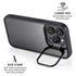 Brushed Steel Texture iPhone 13 Pro Kickstand Case