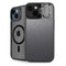 Brushed Steel Texture iPhone 14 Plus Kickstand Case