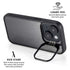 Brushed Steel Texture iPhone 14 Plus Kickstand Case