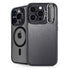 Brushed Steel Texture iPhone 14 Pro Max Kickstand Case