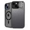 Brushed Steel Texture iPhone 15 Kickstand Case