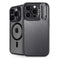 Brushed Steel Texture iPhone 15 Pro Max Kickstand Case