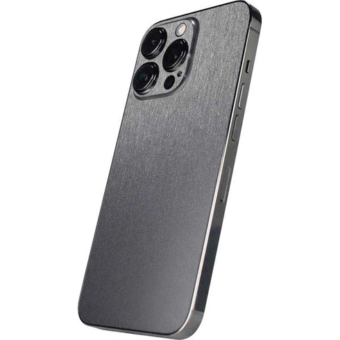 Specialty Vinyl Brushed Steel Texture iPhone 15 Pro Max Skin