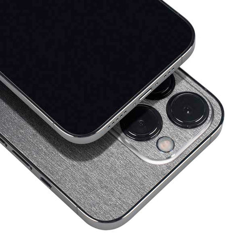 Specialty Vinyl Brushed Steel Texture iPhone 15 Pro Max Skin