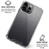 Brushed Steel Texture iPhone 16 Pro Clear Case