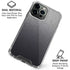 Brushed Steel Texture iPhone 16 Pro Max Clear Case