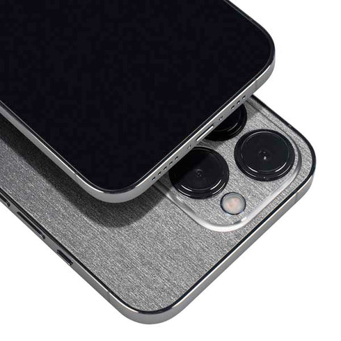 Brushed Steel Texture iPhone 16 Pro Skin