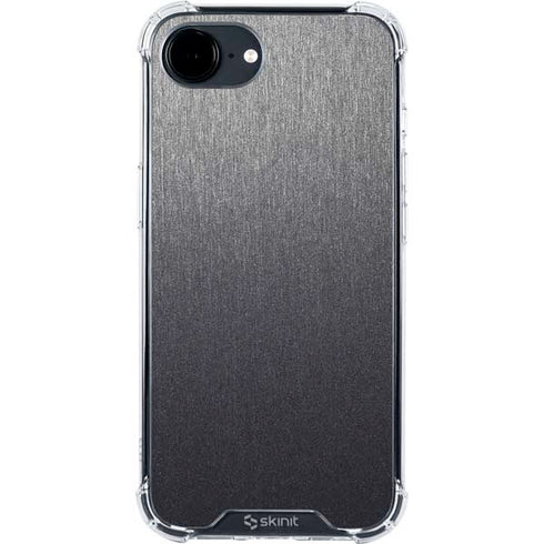 Brushed Steel Texture iPhone 16e Clear Case