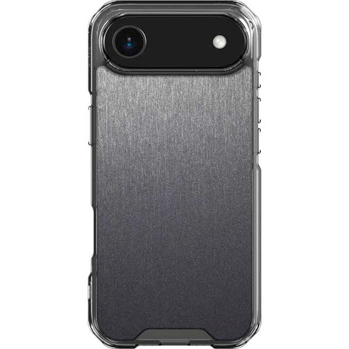 Brushed Steel Texture iPhone 17 Air Clear Case