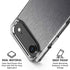 Brushed Steel Texture iPhone 17 Air Clear Case