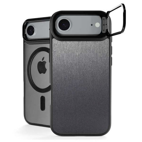 Brushed Steel Texture iPhone 17 Air Kickstand Case