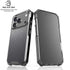 Brushed Steel Texture iPhone 17 Pro Clear Case