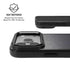 Brushed Steel Texture iPhone 17 Pro Kickstand Case