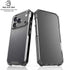 Brushed Steel Texture iPhone 17 Pro Max Clear Case