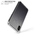 Brushed Steel Texture iPhone X/XS Clear Case