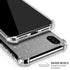 Brushed Steel Texture iPhone X/XS Clear Case
