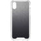 Brushed Steel Texture iPhone XS Clear Case