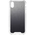 Brushed Steel Texture iPhone XS Clear Case