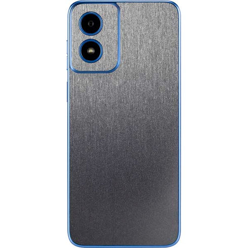 Brushed Steel Texture Moto G Play 4G (2024) Skin