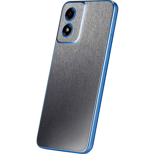 Brushed Steel Texture Moto G Play 4G (2024) Skin