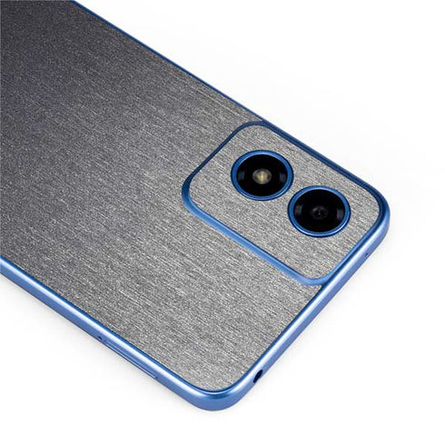 Brushed Steel Texture Moto G Play 4G (2024) Skin