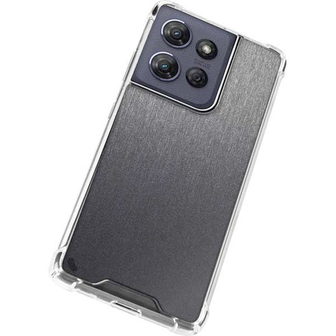 Brushed Steel Texture Moto G Stylus 5G (2025) Clear Case