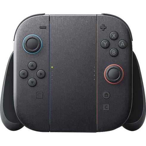 Brushed Steel Texture Nintendo Switch 2 (2025) with Joy-Con Skin
