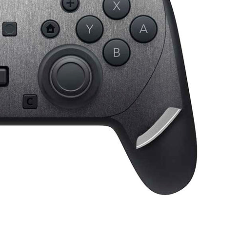 Brushed Steel Texture Nintendo Switch 2 (2025) Pro Controller Skin