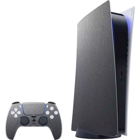 Brushed Steel Texture PlayStation PS5 Skins