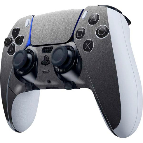 Specialty Vinyl Brushed Steel Texture PS5 DualSense Edge Pro Controller Skin