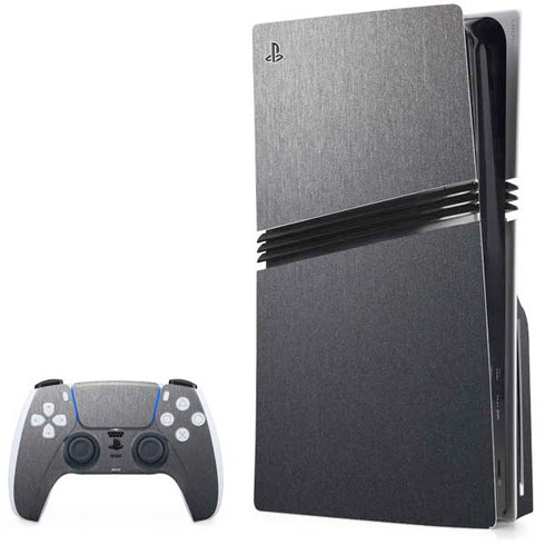 Brushed Steel Texture PlayStation PS5 Skins