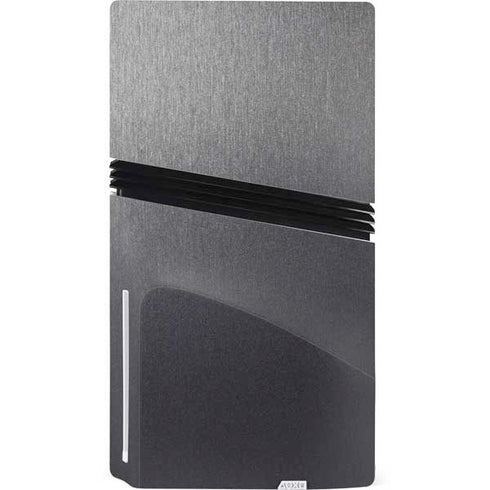 Brushed Steel Texture PS5 Pro Disk Bundle Skin