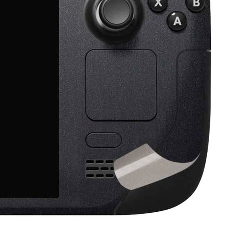 Brushed Steel Texture Steam Deck Handheld Gaming Computer OLED Skin