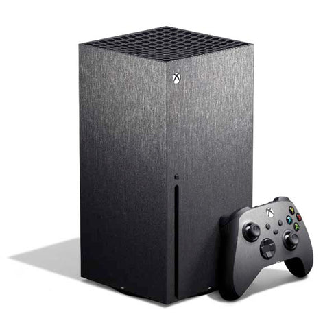 Specialty Vinyl Brushed Steel Texture Xbox Series X Bundle Skin