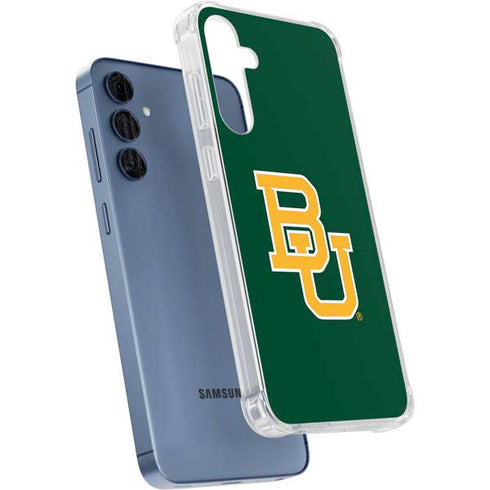 Baylor University BU - Green Galaxy A35 5G Clear Case