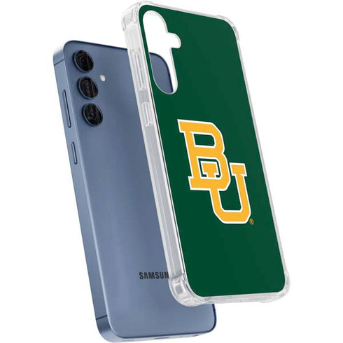 Baylor University BU - Green Galaxy A55 5G Clear Case