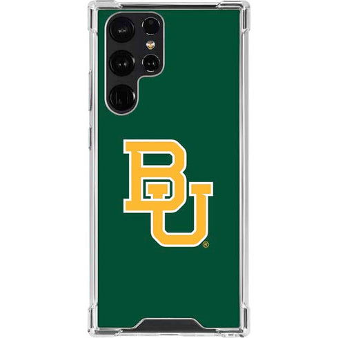 Baylor University BU - Green Galaxy S23 Ultra Clear Case