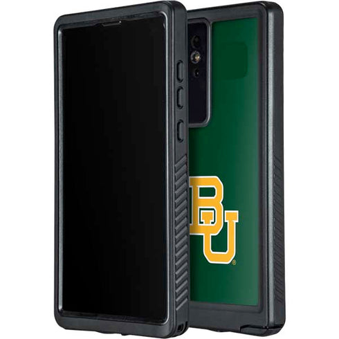 Baylor University BU - Green Galaxy S24 Ultra Waterproof Case