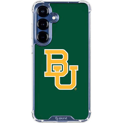 Baylor University BU - Green Galaxy S25 Clear Case