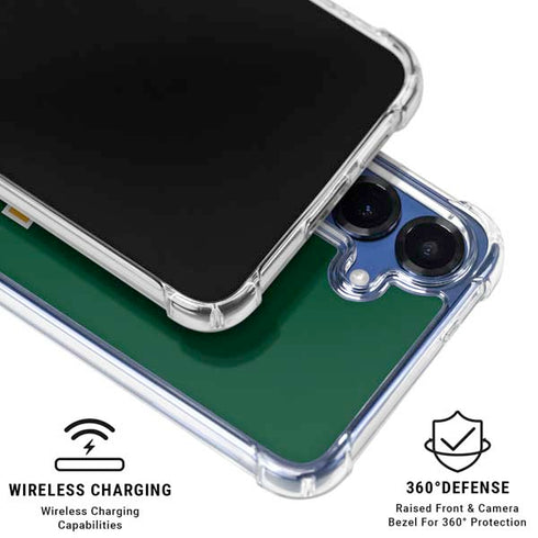 Baylor University BU - Green Galaxy S25 Clear Case