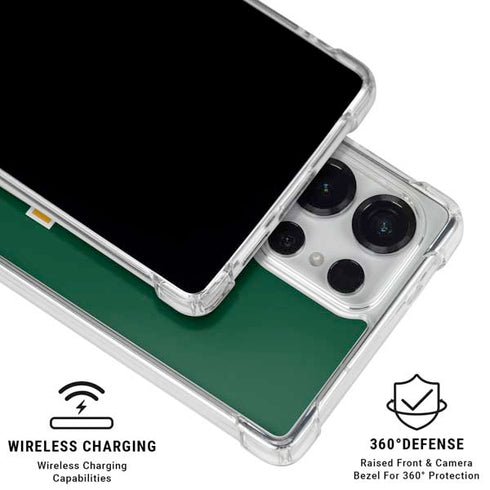 Baylor University BU - Green Galaxy S25 Ultra Clear Case